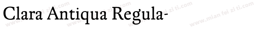 Clara Antiqua Regula字体转换